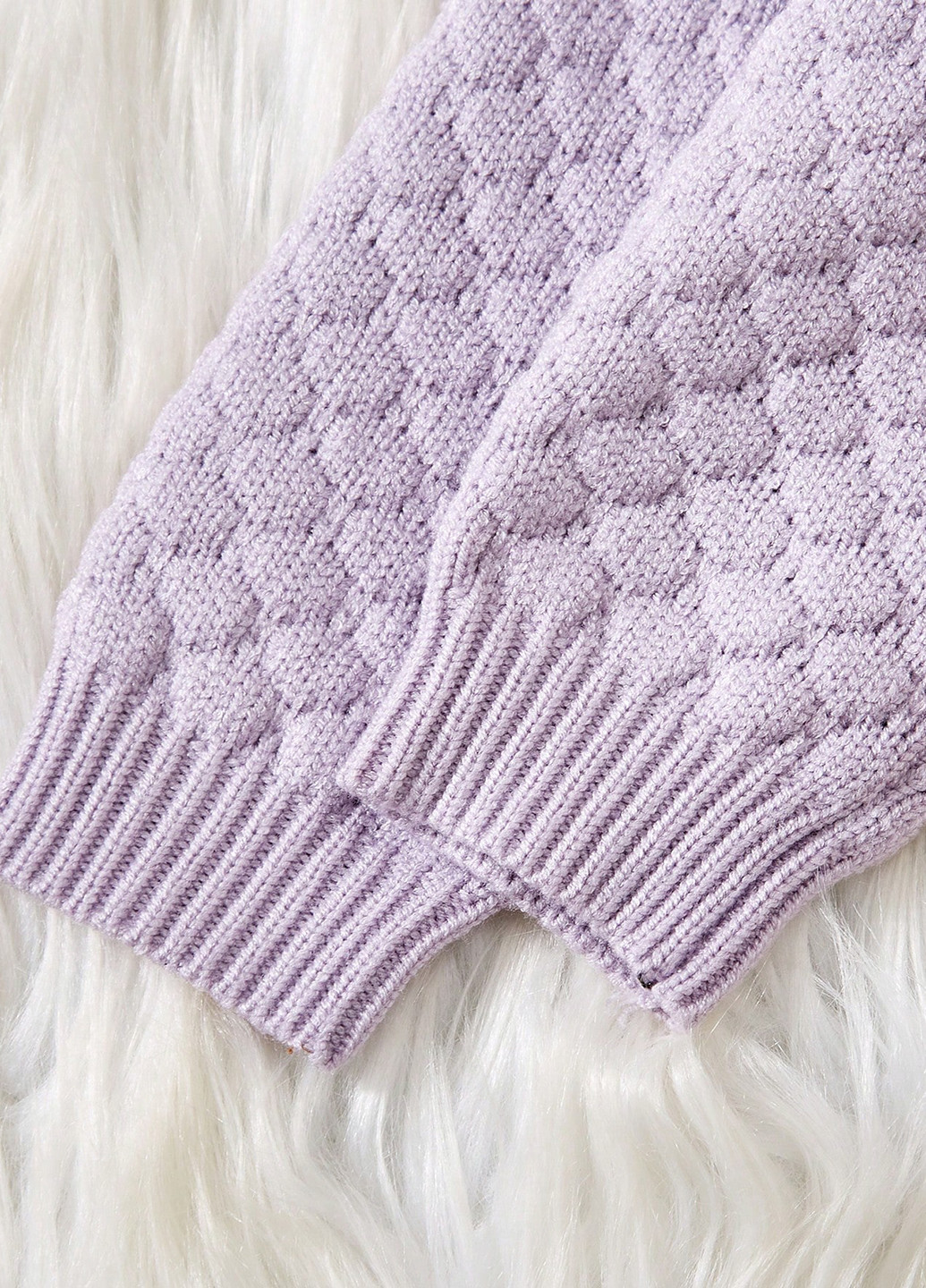 Світло-фіолетовий демісезонний джемпер джемпер SHEIN