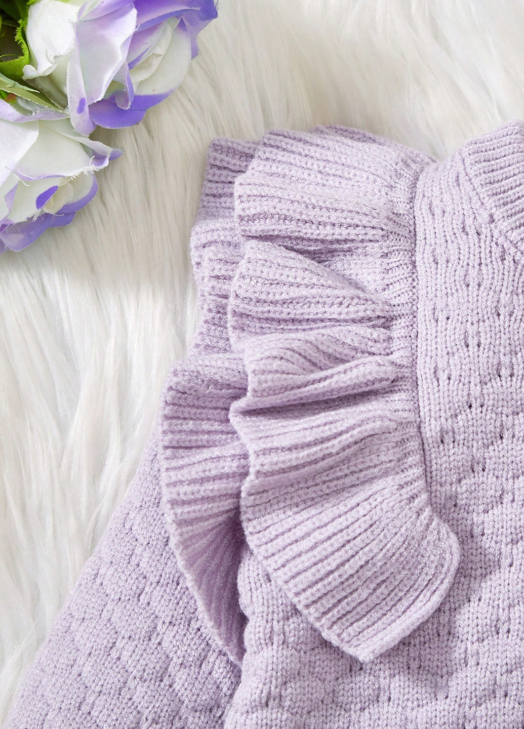 Світло-фіолетовий демісезонний джемпер джемпер SHEIN