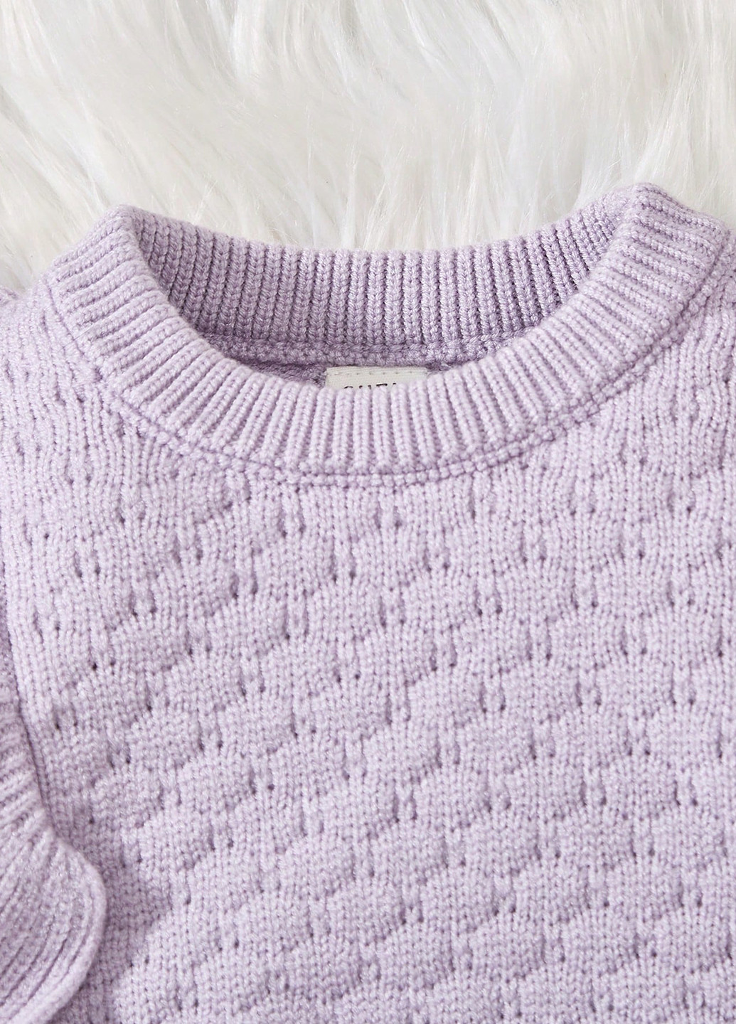 Світло-фіолетовий демісезонний джемпер джемпер SHEIN