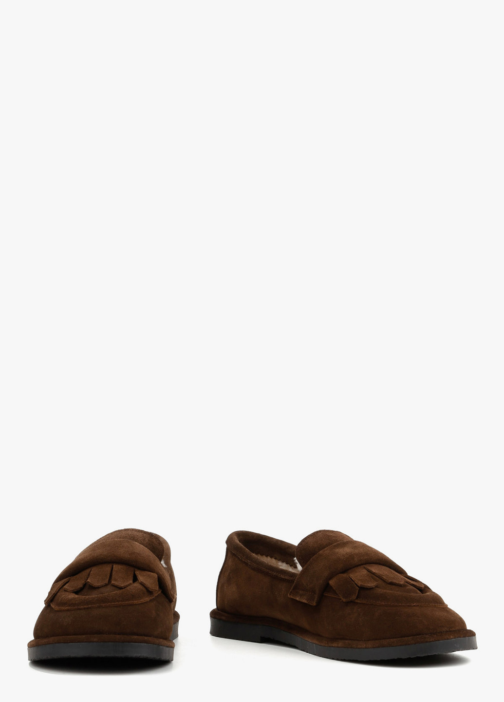 Ilvi Туфли лоферы коричневый з натуральная замша, турция — демисезон (370451811)