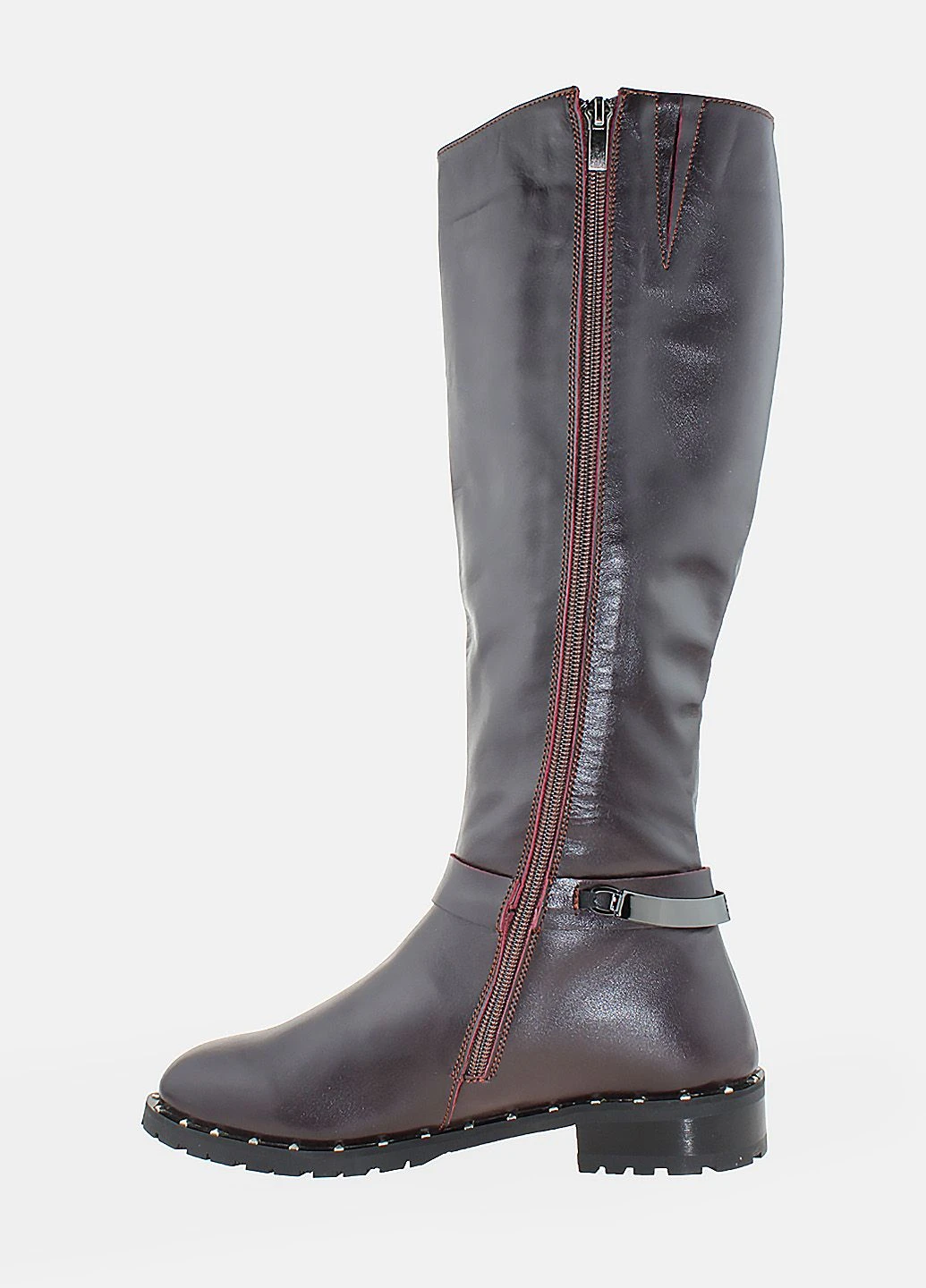 Зимние сапоги rcl2997 бордовый Classic Style