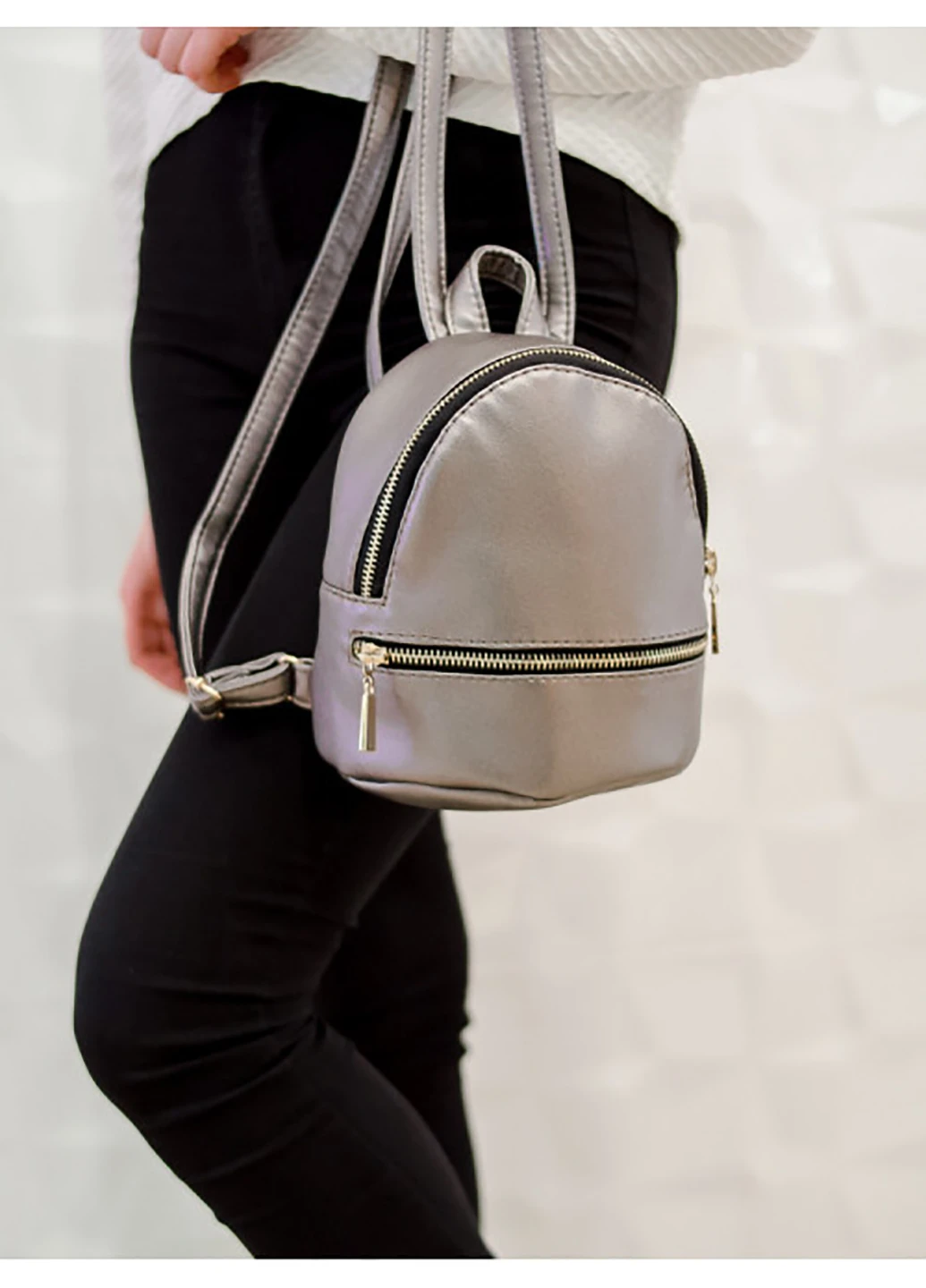 Жіночий рюкзак 19,5х16,5х9 см Sambag (242189157)