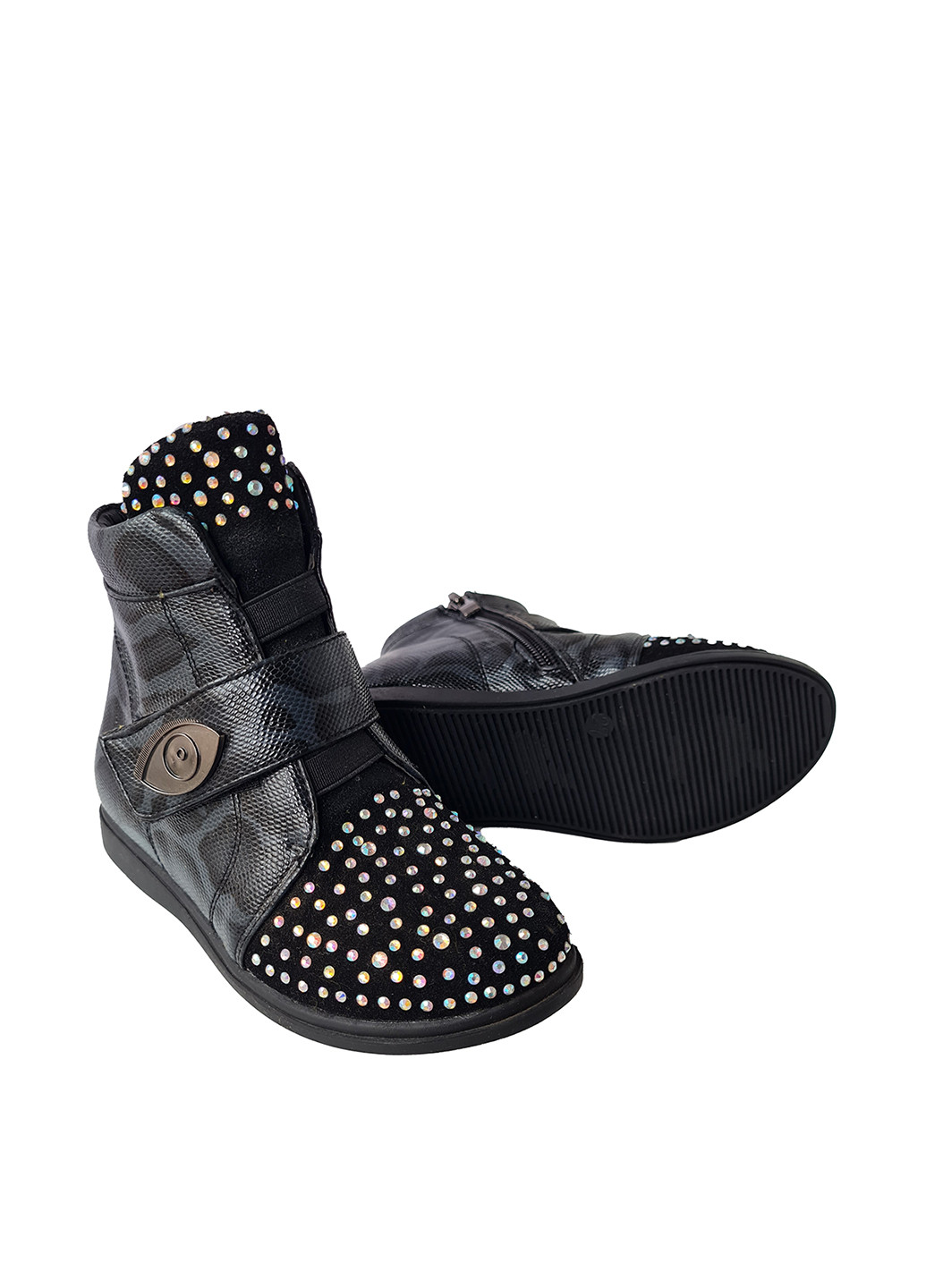 Черные кэжуал осенние ботинки Калория