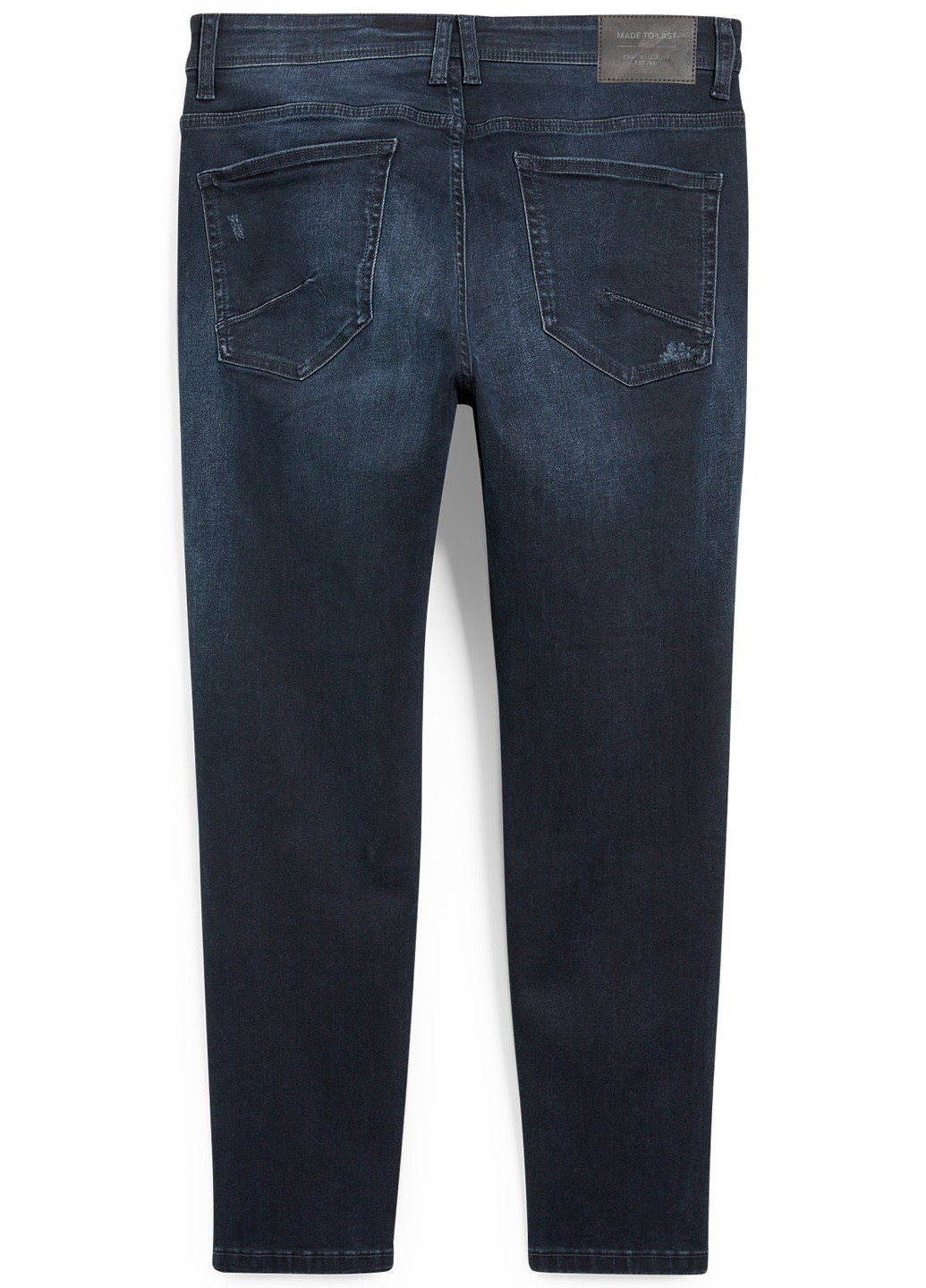 Темно-синие демисезонные зауженные, бойфренды джинсы C&A