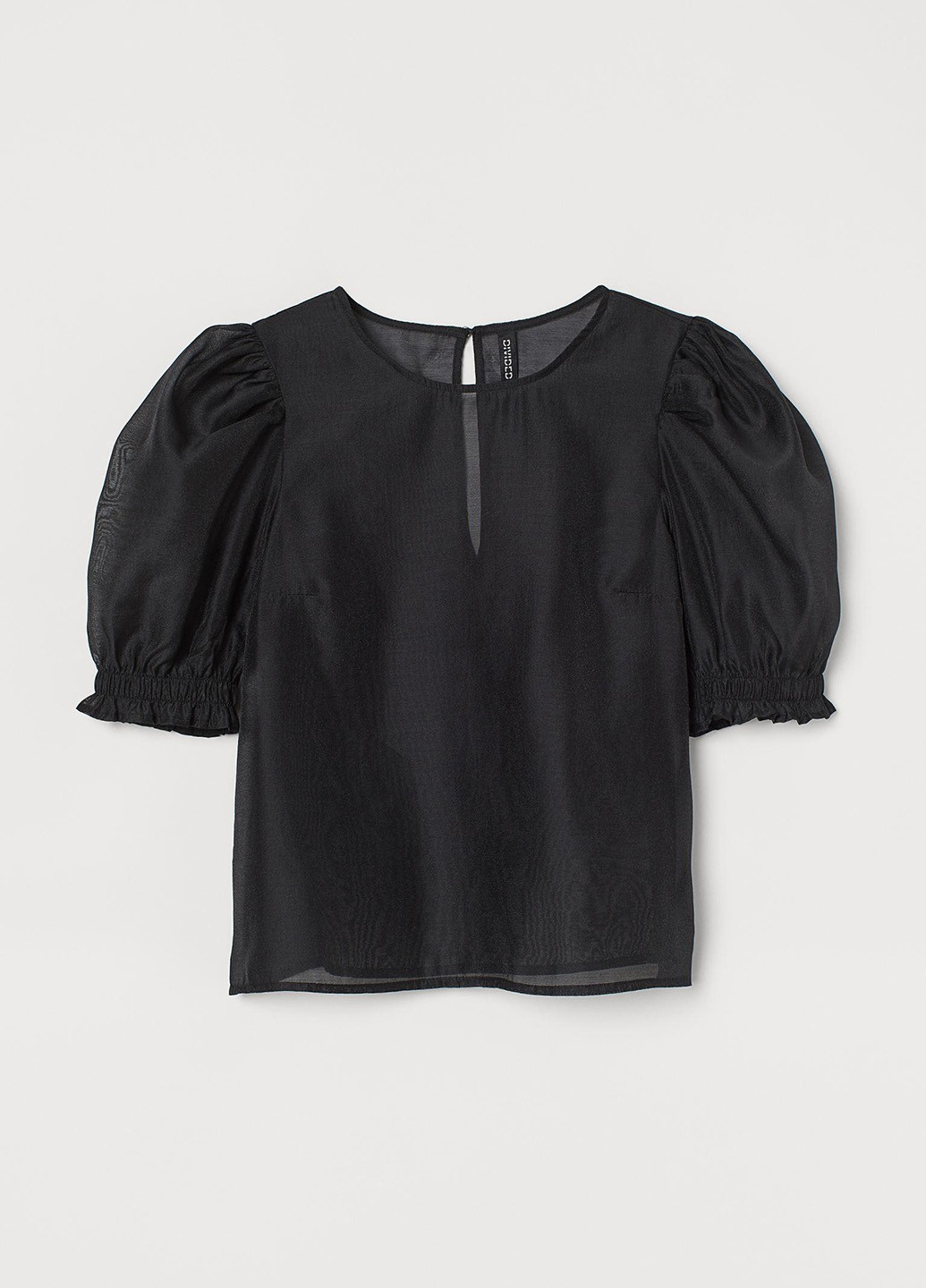 Чорна літня блузка H&M