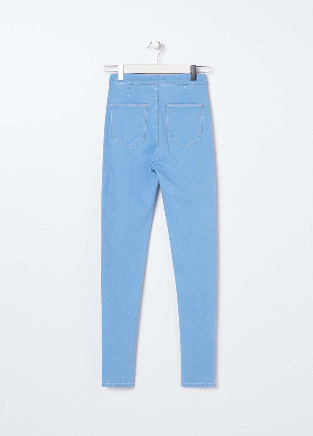 Голубые демисезонные скинни джинсы Sinsay