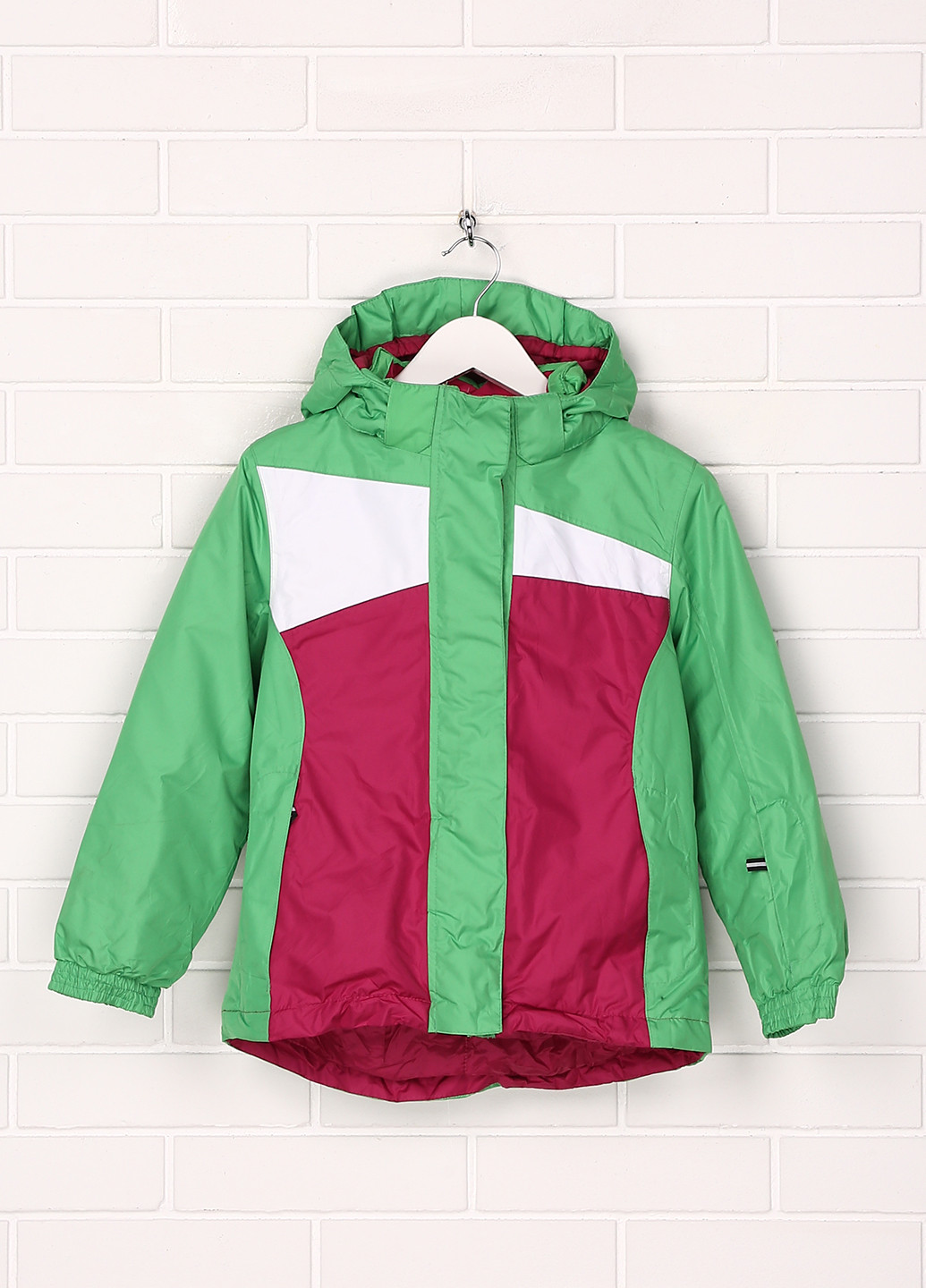 Зеленая зимняя куртка лыжная Crivit