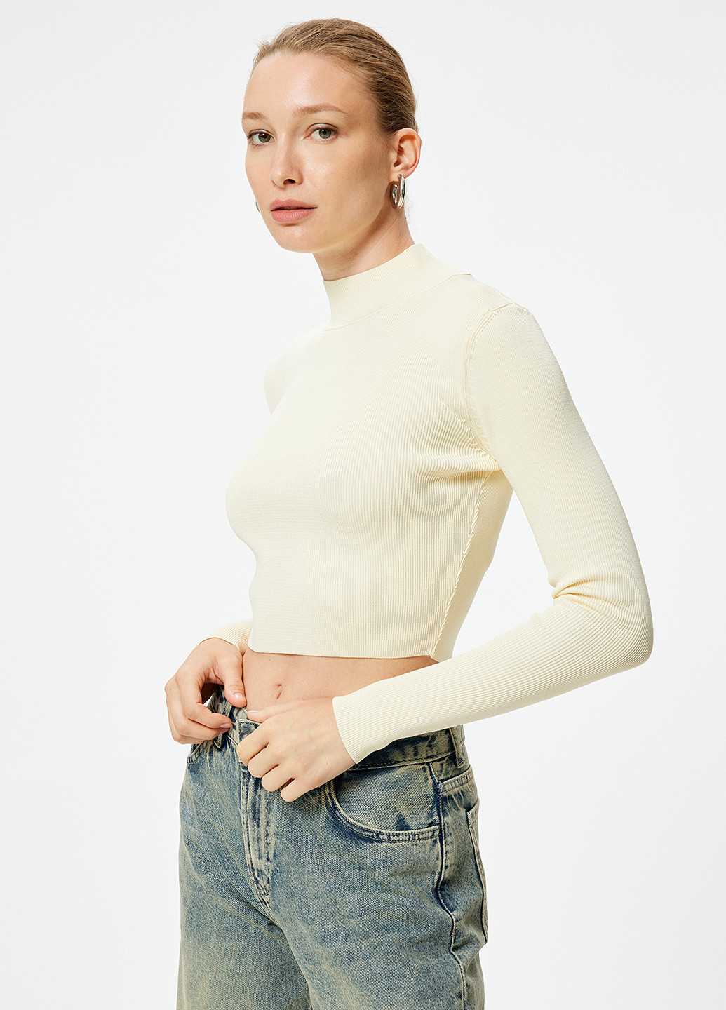 Кремовый демисезонный джемпер джемпер KOTON