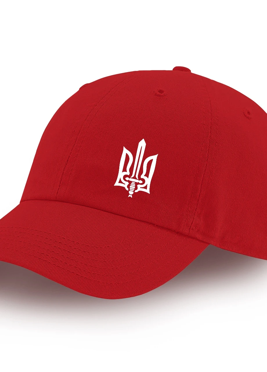 Кепка дитяча для хлопчиків Тризуб (9273-3730-4) Червоний MobiPrint (253110078)