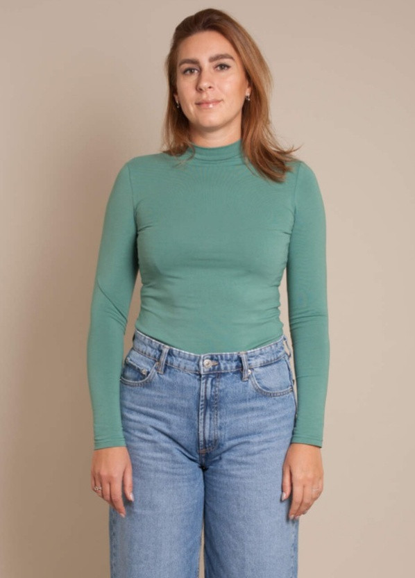 Лонгслив горловина стойка Габби (251911159)