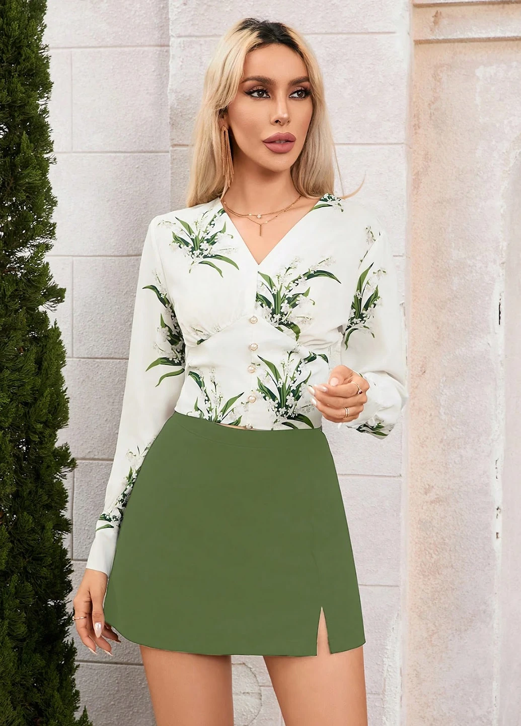 Біла блуза SHEIN