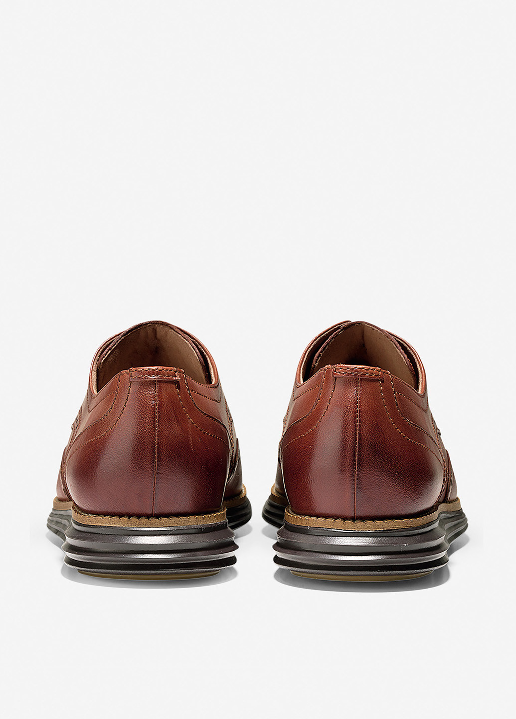 Коричневые классические туфли Cole Haan на шнурках