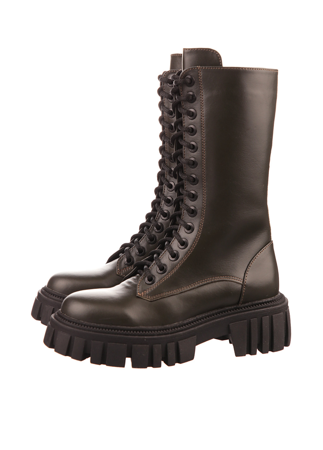 Зимние ботинки берцы Teona со шнуровкой