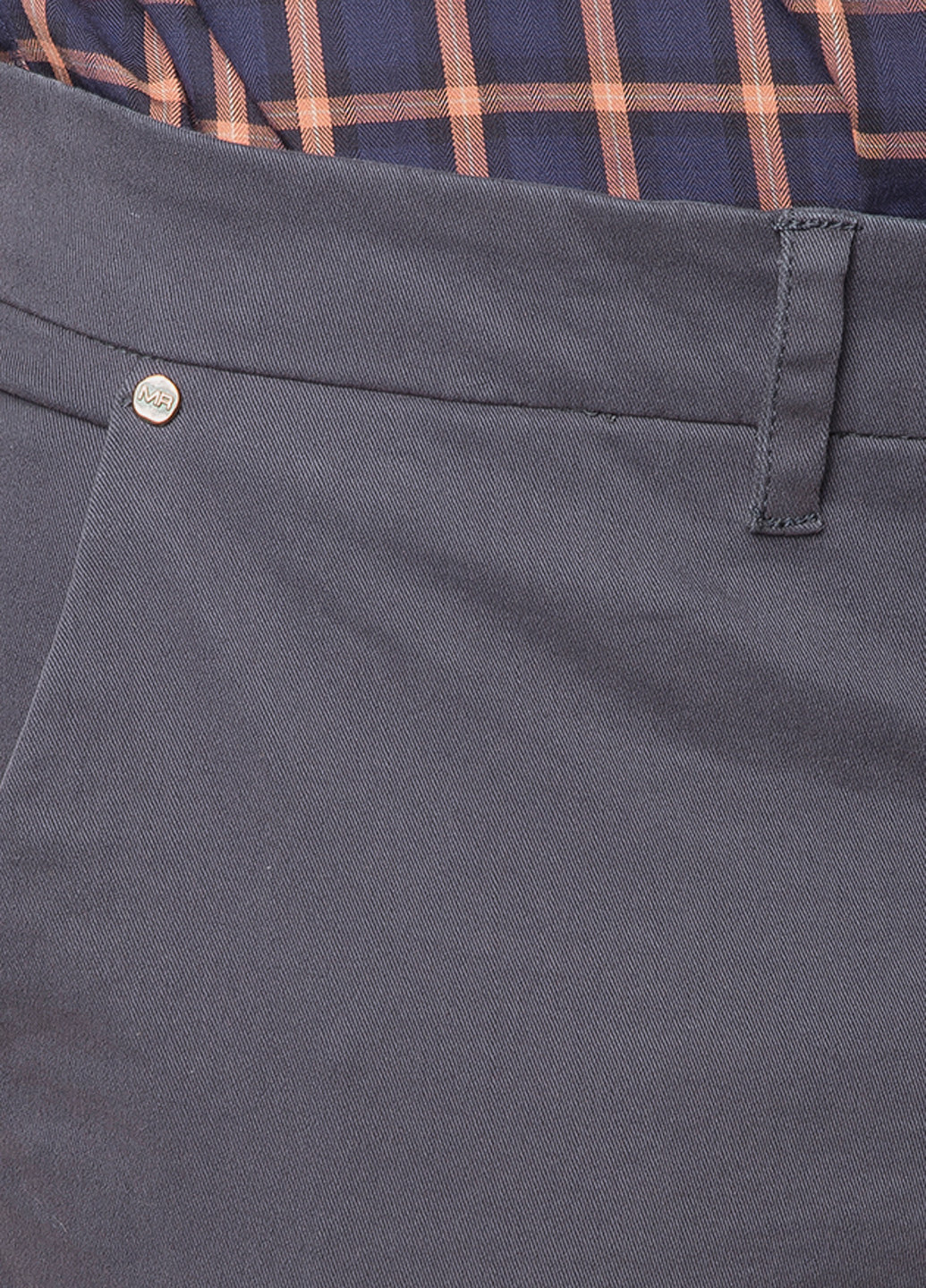 Серые кэжуал демисезонные зауженные брюки MR520
