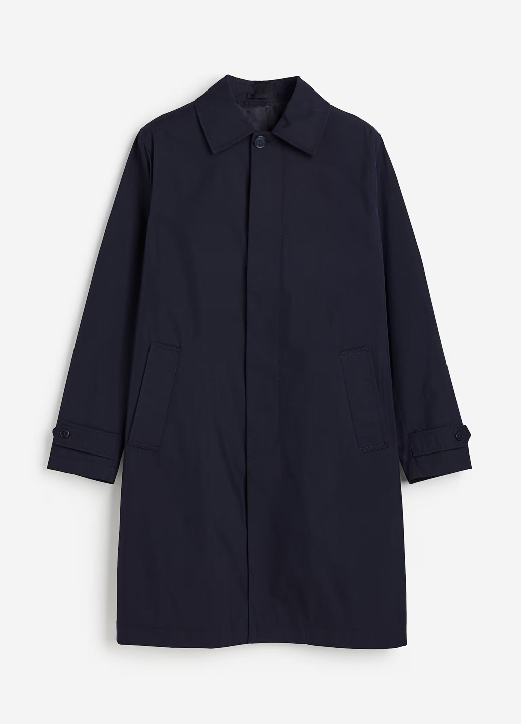 Плащ H&M макінтош на гудзиках прямий (349729279)