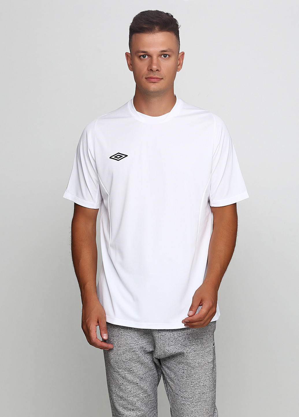 Біла футболка з коротким рукавом Umbro