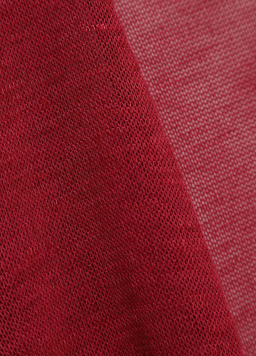 Бордовый демисезонный кардиган H&M