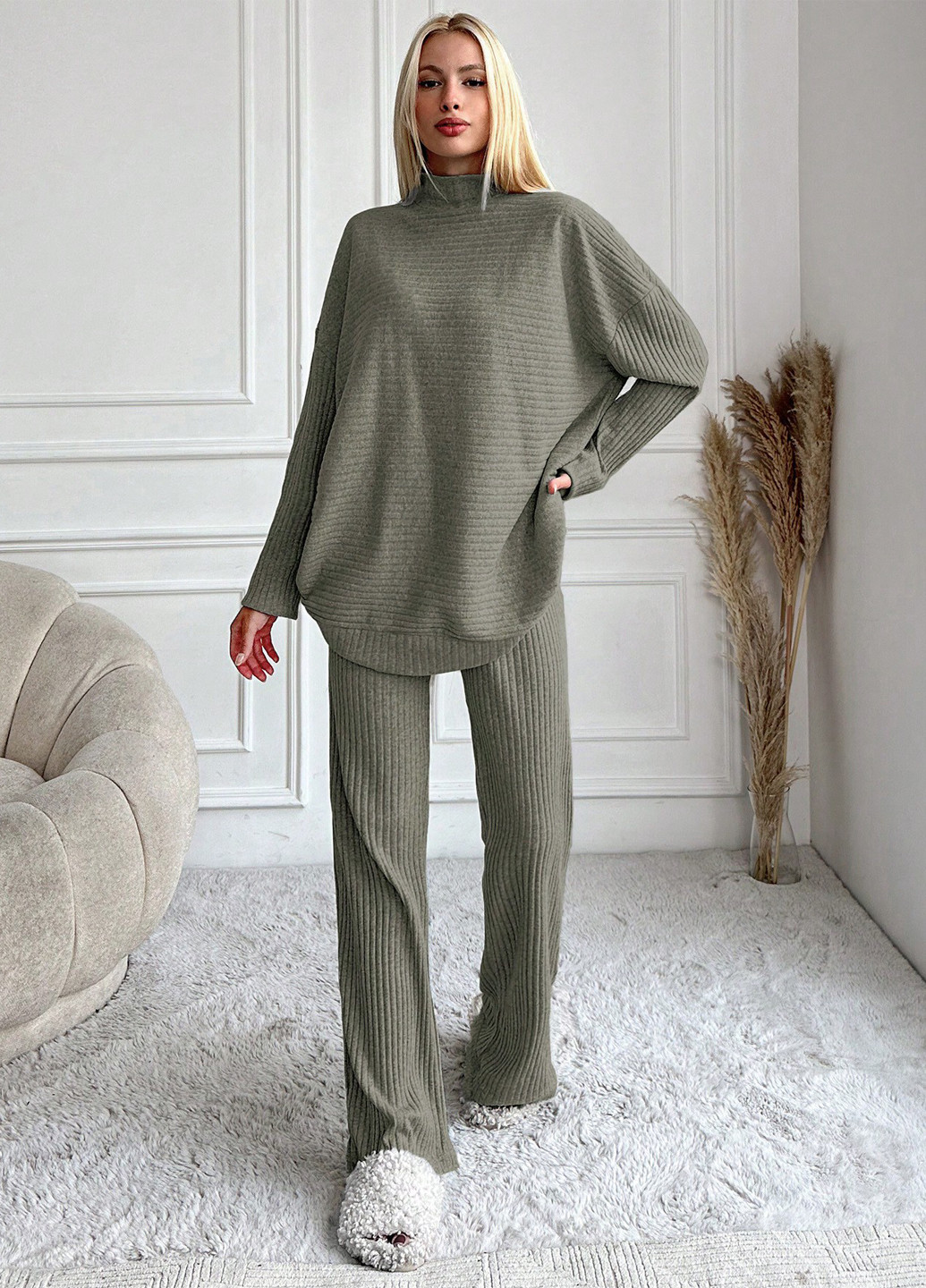 Костюм (свитер, брюки) SHEIN (365685410)