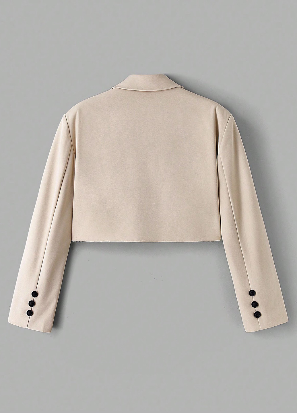 Светло-бежевый женский жакет SHEIN однотонный - демисезонный
