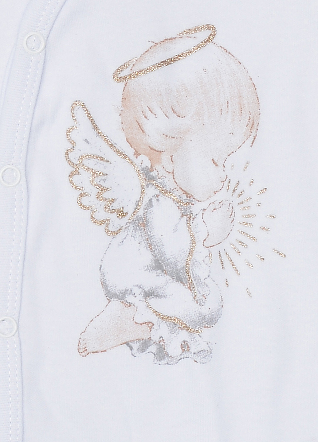 Белый демисезонный праздничный комплект (комбинезон, шапочка, мешочек для волосс) Фламинго Текстиль