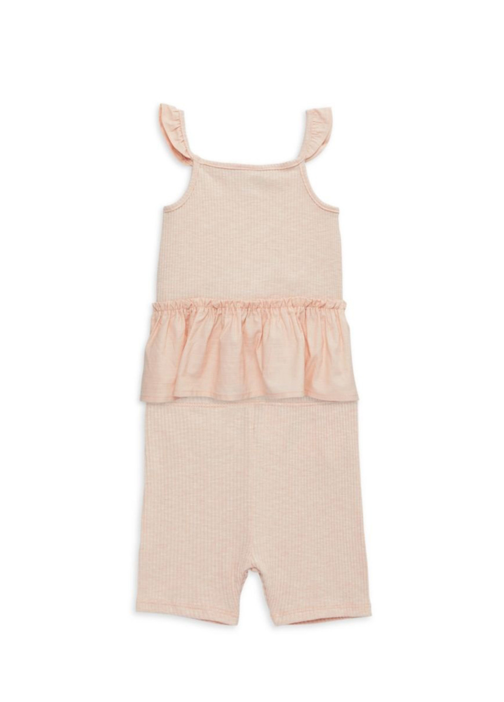 Бежевый летний костюм (топ, шорты) Calvin Klein