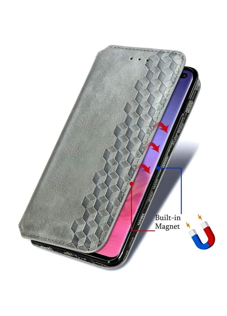 Шкіряний чохол книжка Cubic (PU) для Oppo A73 Сірий (is_00000040670_4) Getman (250499240)