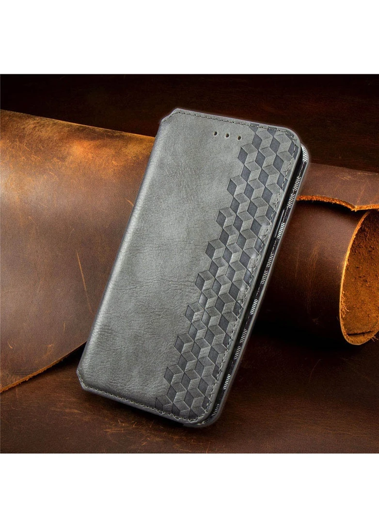 Шкіряний чохол книжка Cubic (PU) для Oppo A73 Сірий (is_00000040670_4) Getman (250499240)