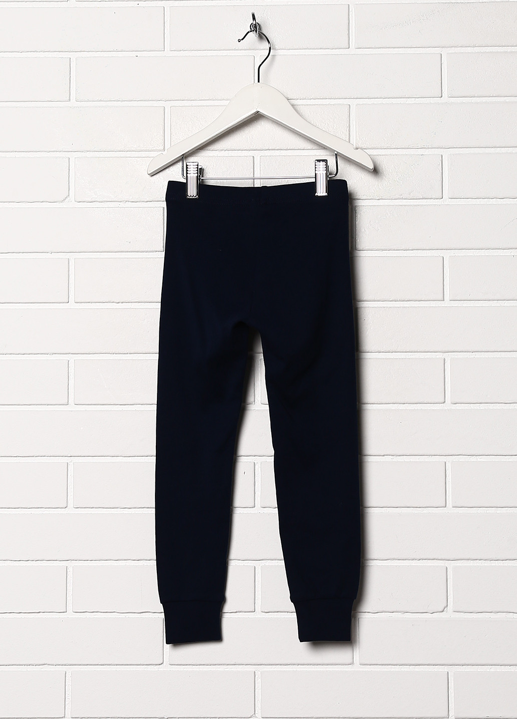 Темно-синие домашние демисезонные брюки со средней талией H&M