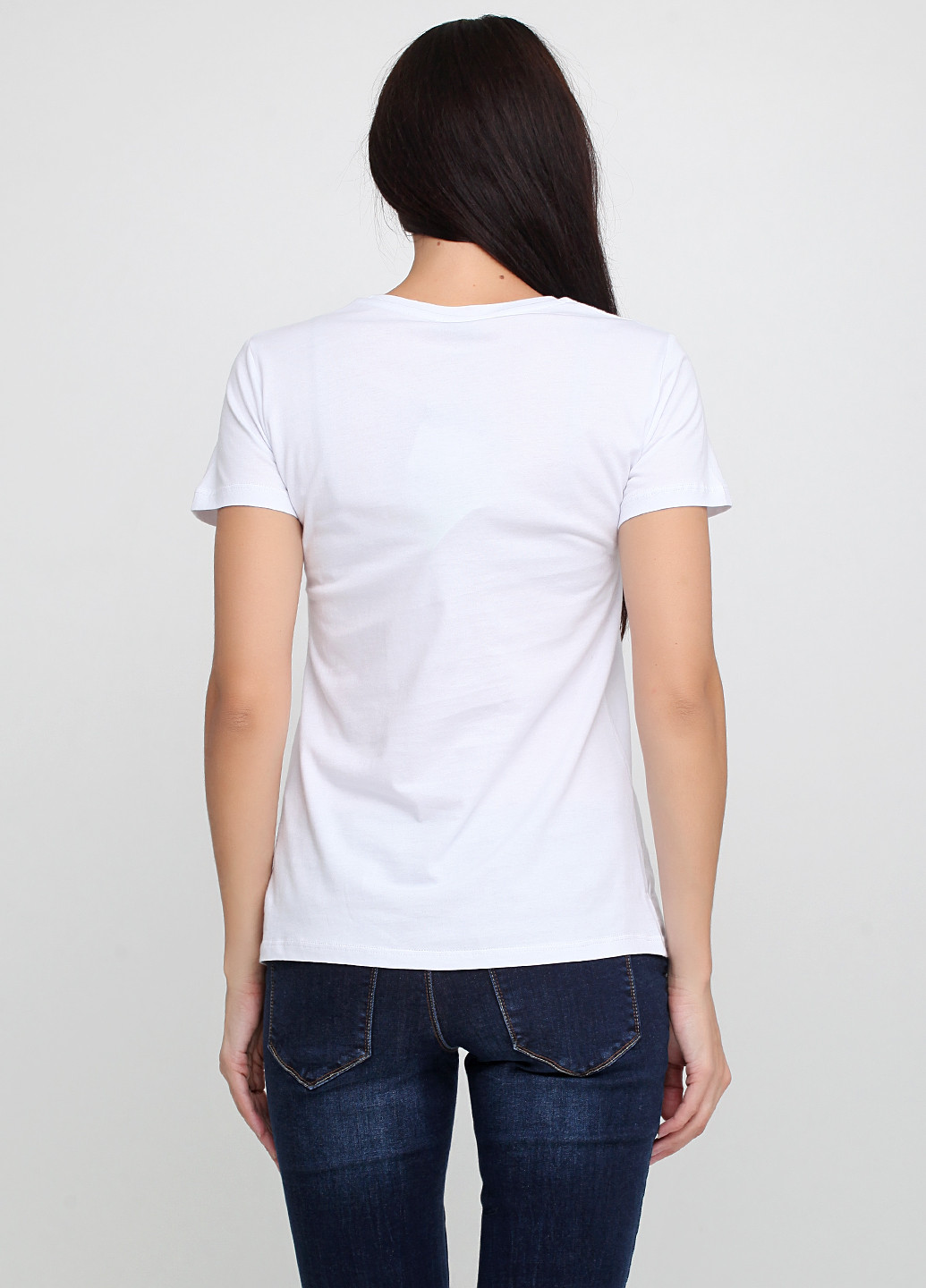Белая летняя футболка Liu-Jo