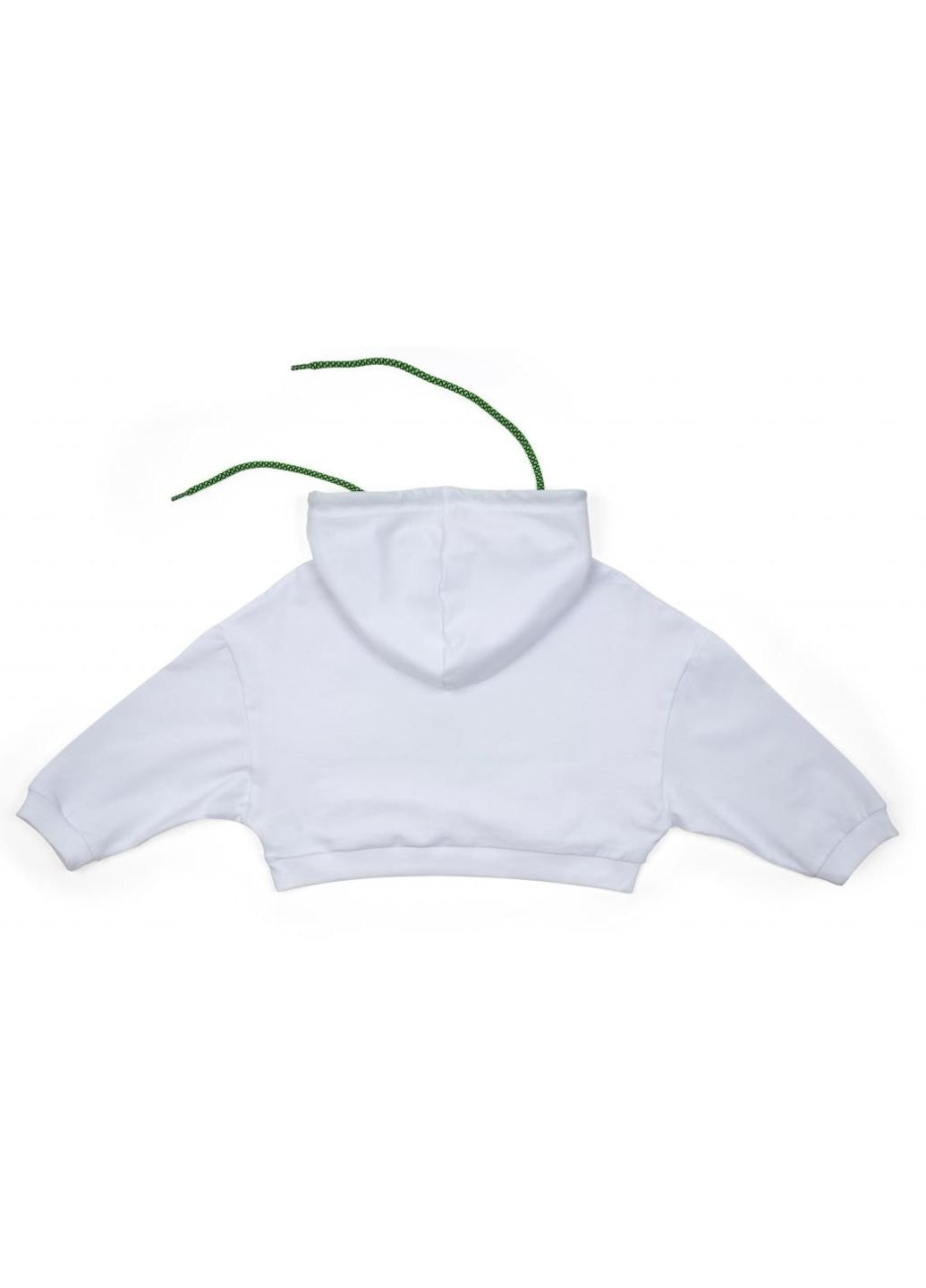 Кофта с капюшоном укороченная (4134-158G-white) A-yugi (251313044)