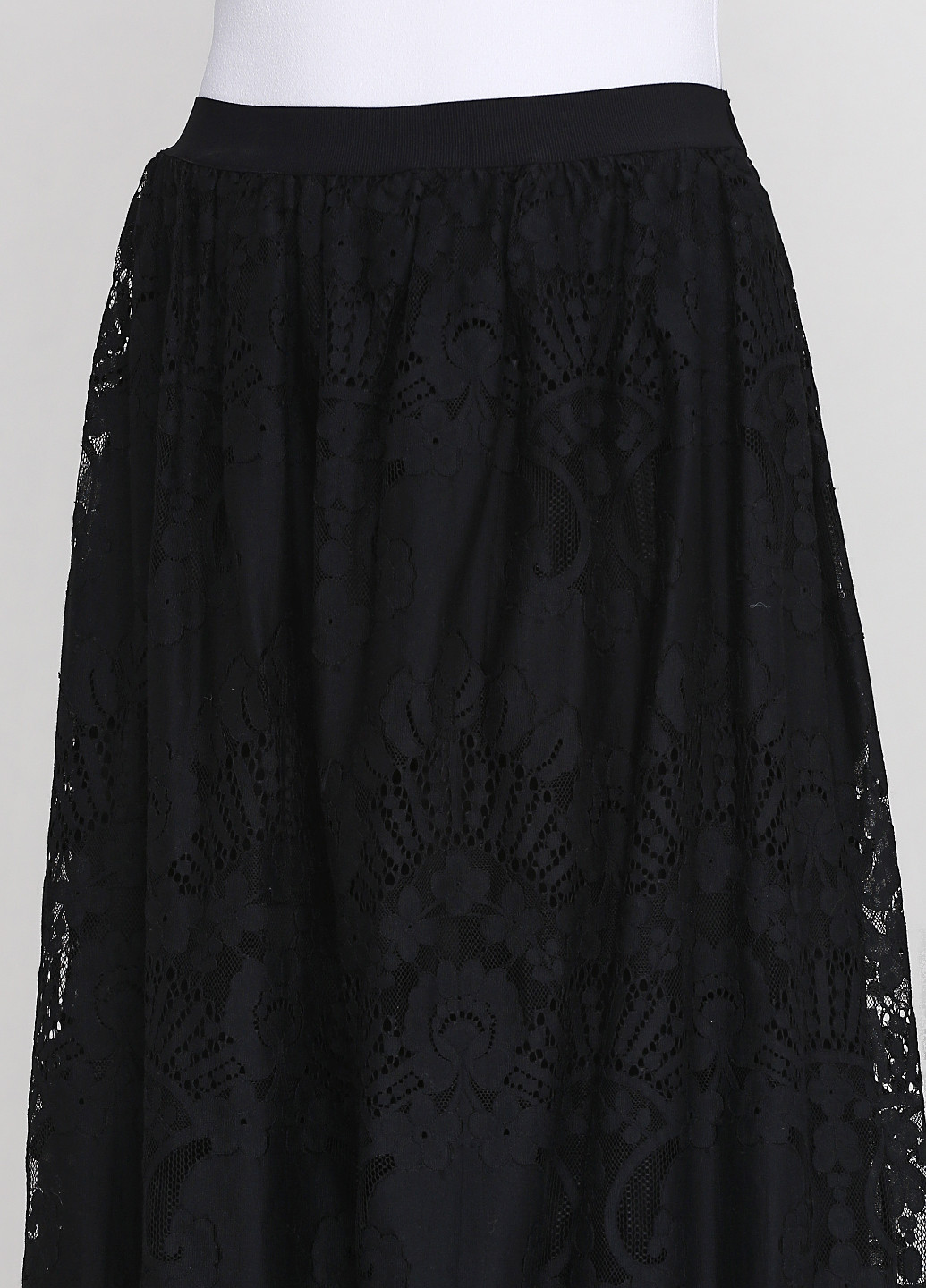 Черная кэжуал фактурная юбка Aniye By
