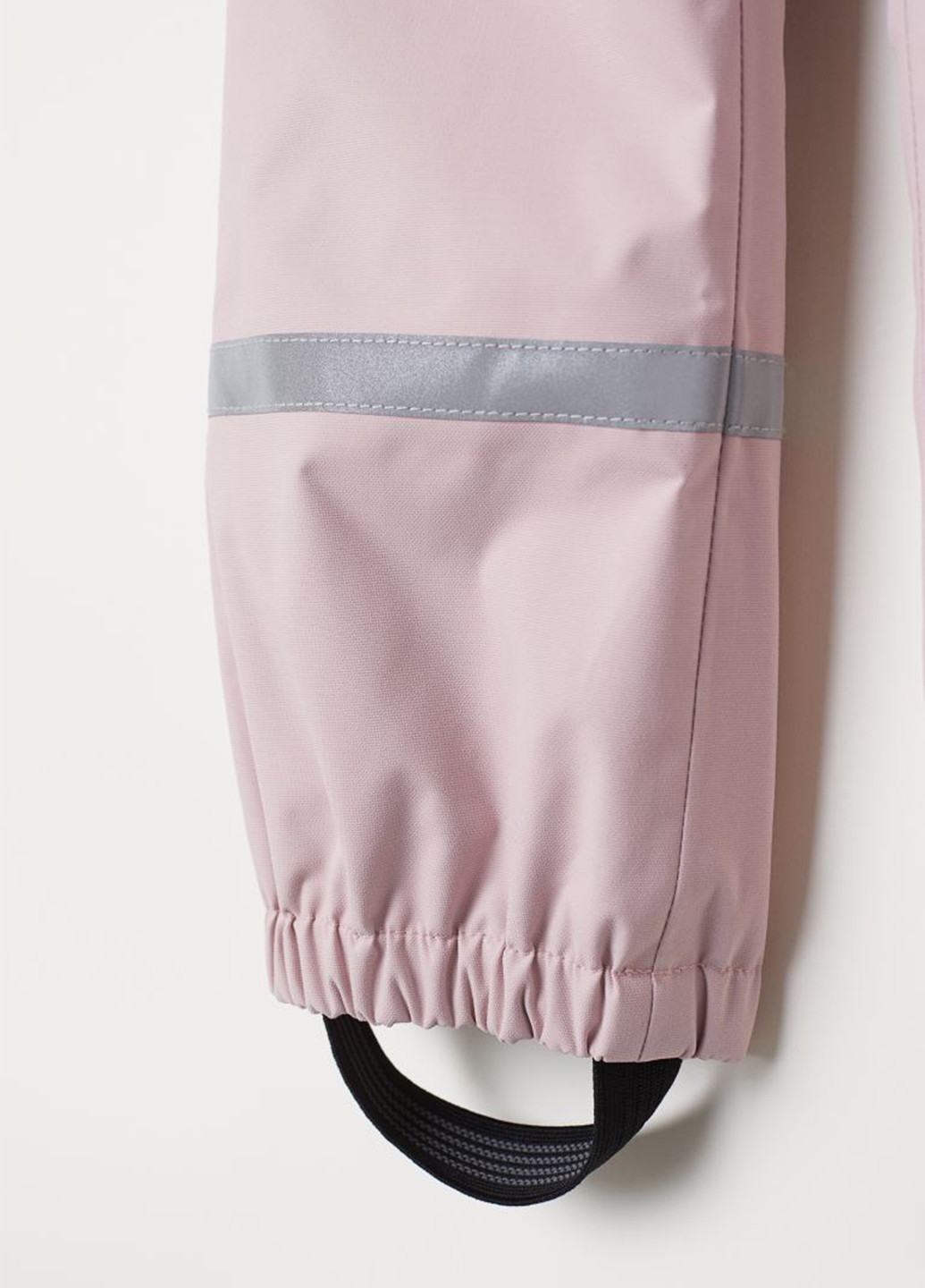 Светло-розовые спортивные демисезонные прямые брюки H&M