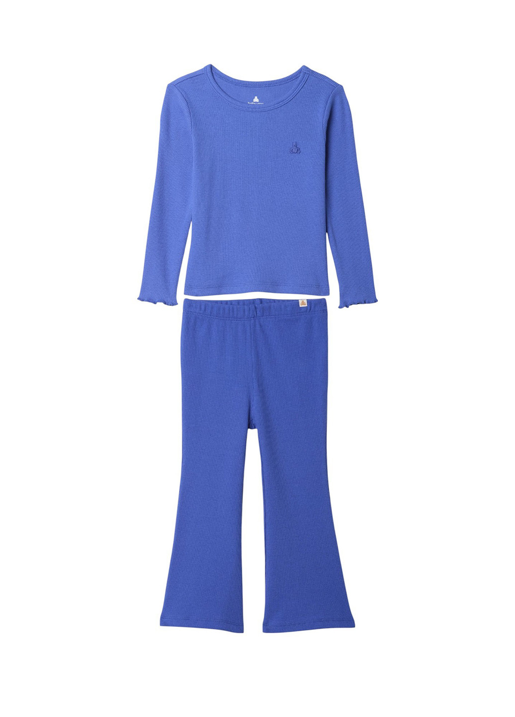 Синій демісезонний комплект (лонгслів, брюки) брючний Gap