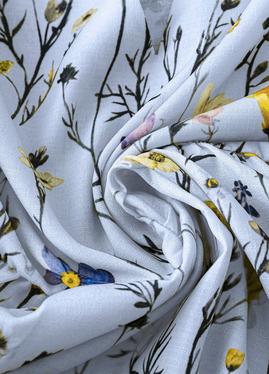 Комбинированная блуза с баской SHEIN
