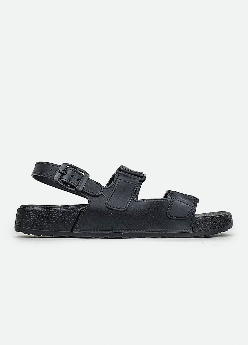 Гумові пляжні жіночі сандалі чорні 38 Fashion (230370285)