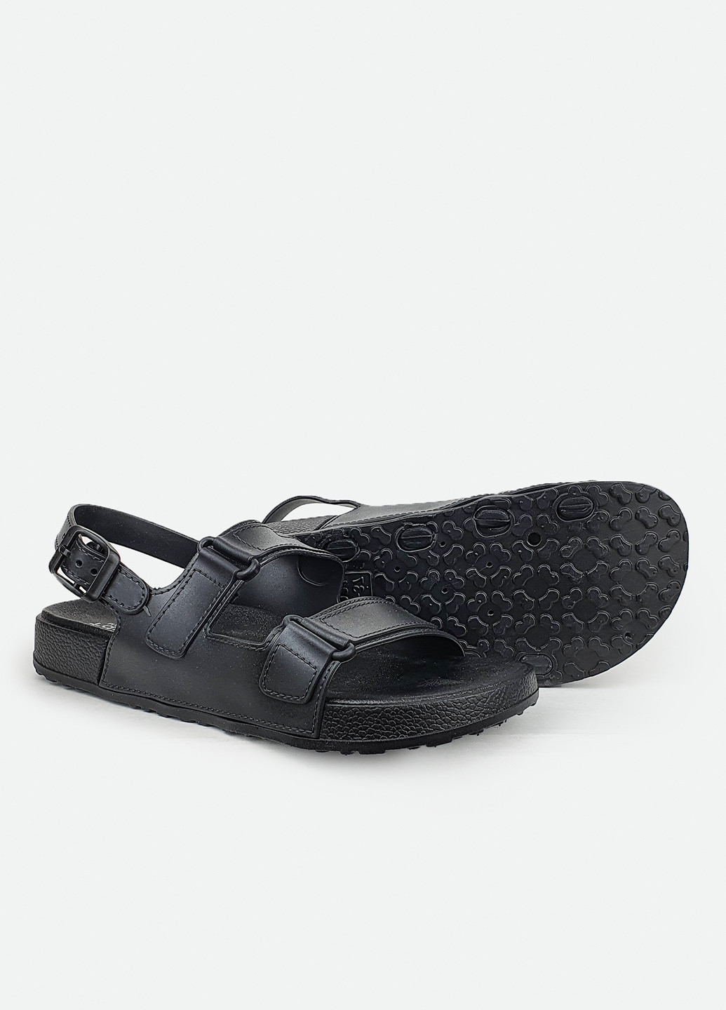Пляжные резиновые пляжные женские сандали черные 38 Fashion
