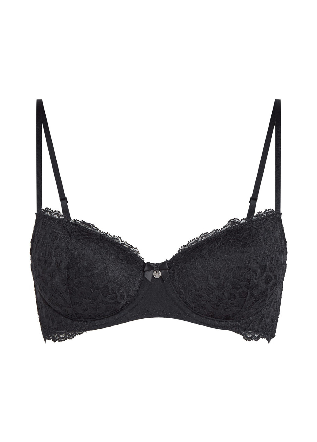 Чёрный корбей бюстгальтер Hunkemoller с косточками полиамид