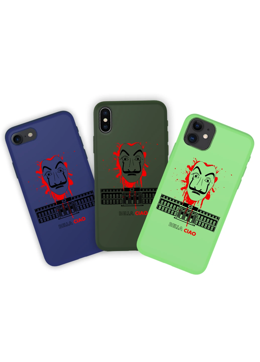 Чохол силіконовий Apple Iphone 8 plus Паперовий будинок (La casa de papel Netflix) (6154-1629) MobiPrint (219777178)