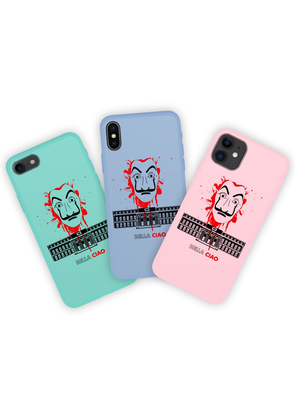 Чохол силіконовий Apple Iphone 8 plus Паперовий будинок (La casa de papel Netflix) (6154-1629) MobiPrint (219777178)