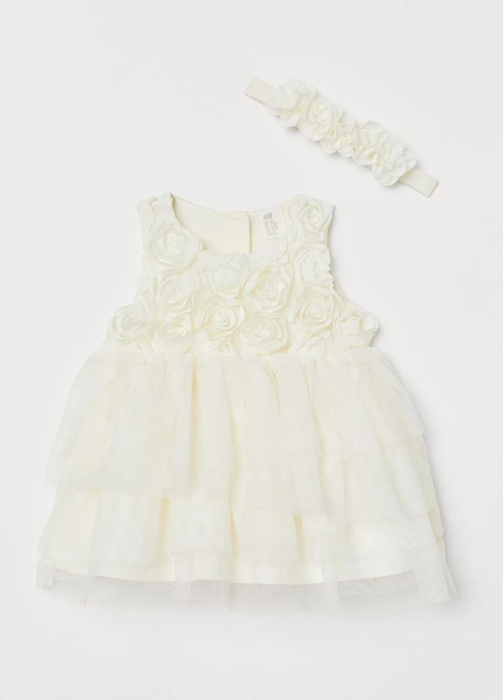 Молочное платье H&M (223578275)