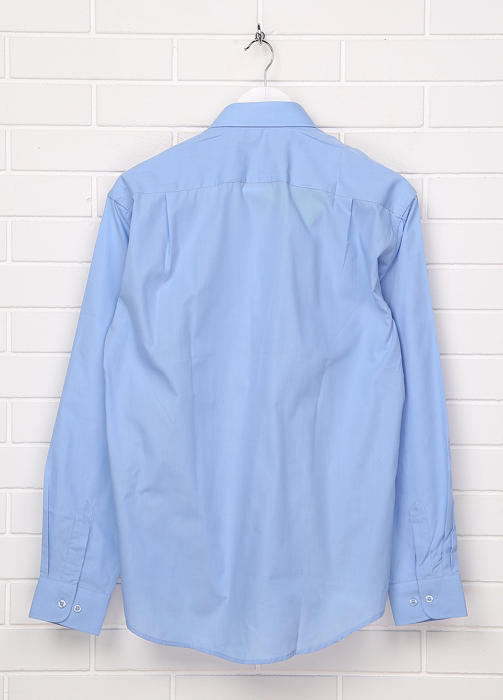 Голубой классическая рубашка однотонная Classic Tige
