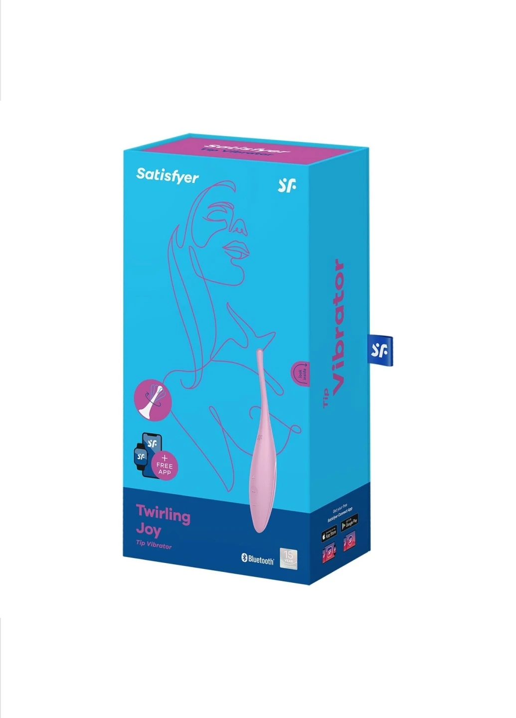 Смарт-вибратор для клитора Twirling Joy Pink Satisfyer (252299183)
