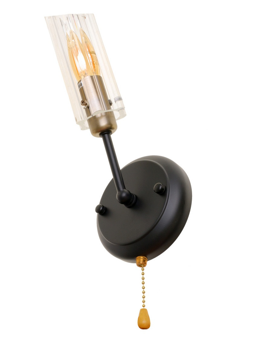 Бра LK-698W/1 E14 AB+BK Brille (242035850)