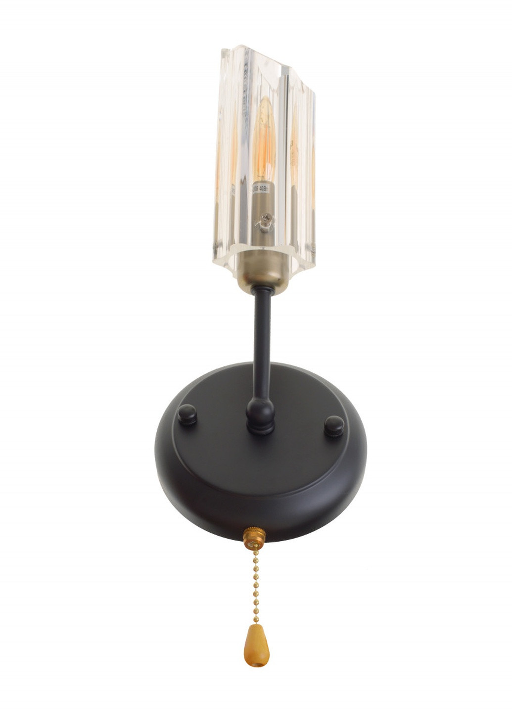 Бра LK-698W/1 E14 AB+BK Brille (242035850)