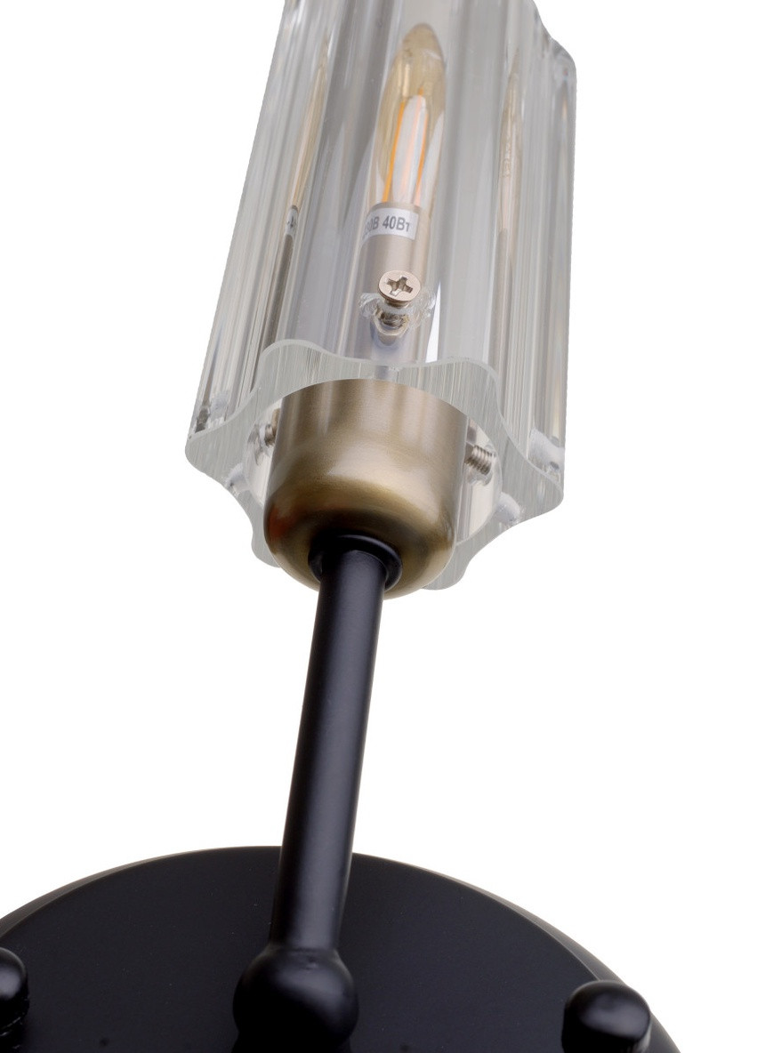 Бра LK-698W/1 E14 AB+BK Brille (242035850)