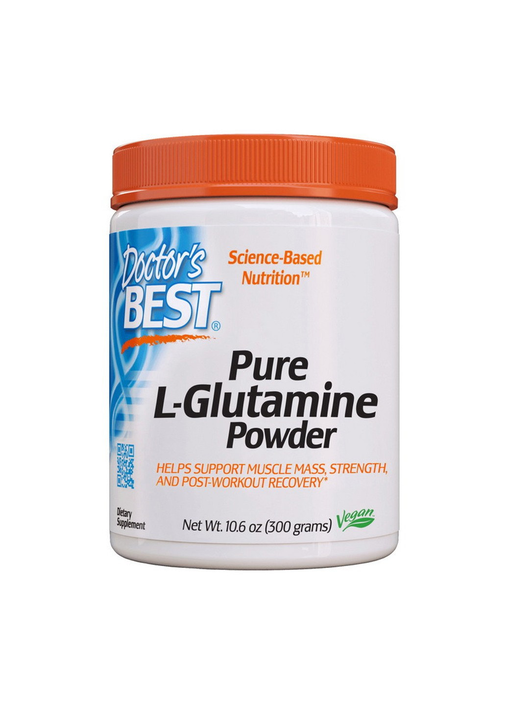 Глютамін L-Glutamine Powder 300 г доктор бест Doctor's Best (255362172)