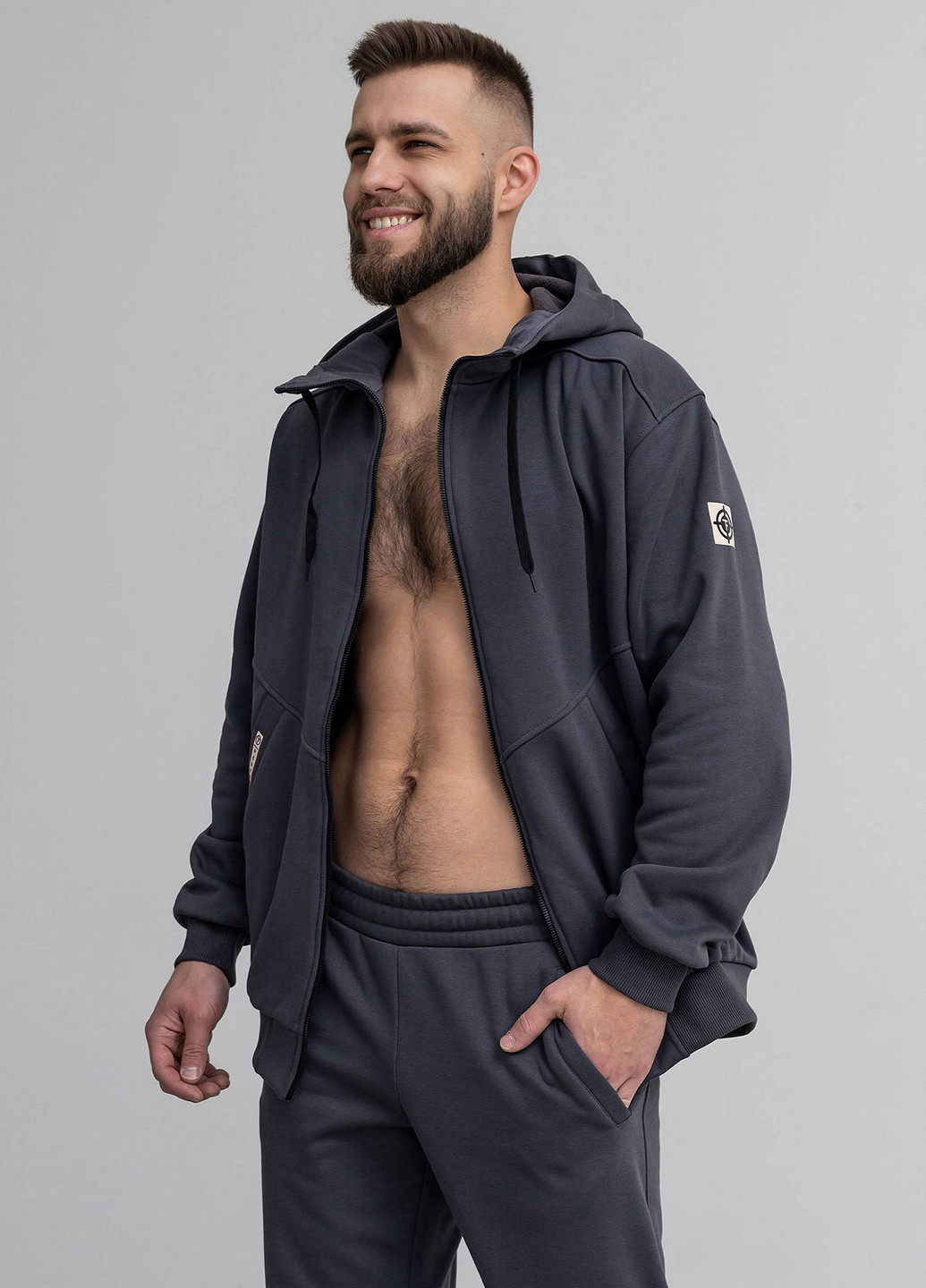 Утепленная мужская толстовка TOTALFIT (334708453)