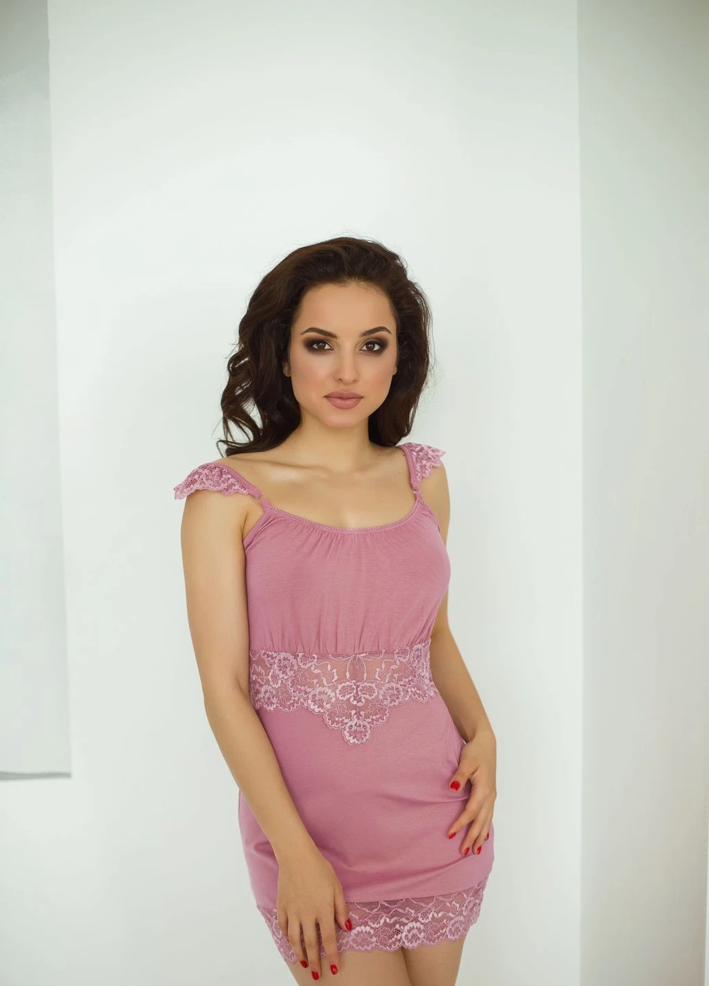 Нічна сорочка НС-М-98 Лілова орхідея Violet Delux (250214543)