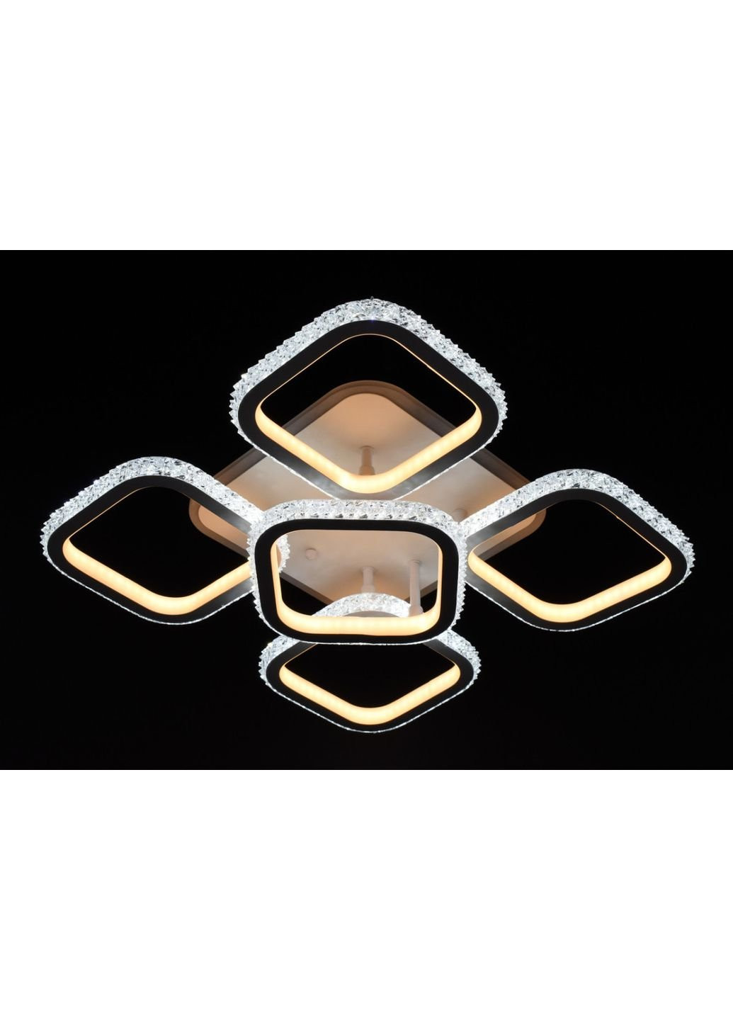 Люстра потолочная LED A77073/4+1S-RGB-wh Белый 12х42х42 см. Sunnysky (253628403)