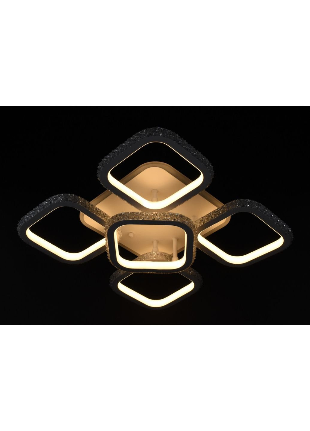 Люстра потолочная LED A77073/4+1S-RGB-wh Белый 12х42х42 см. Sunnysky (253628403)